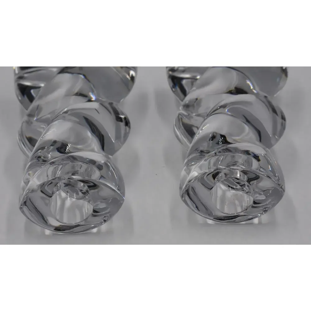 Vintage Mikasa Harlequin Twist Crystal 7